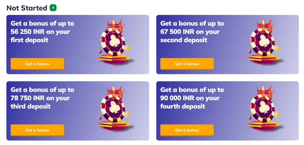 valor casino welcome bonus India
